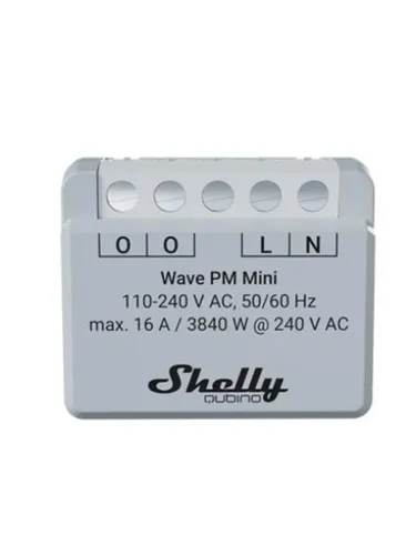 Shelly Wave PM Mini - Z-Wave Stromzähler 16A - Steckdosen & Zubehör, 1 Kanal für präzise Energieüberwachung und einfache Integration in Ihr Smart Home System.