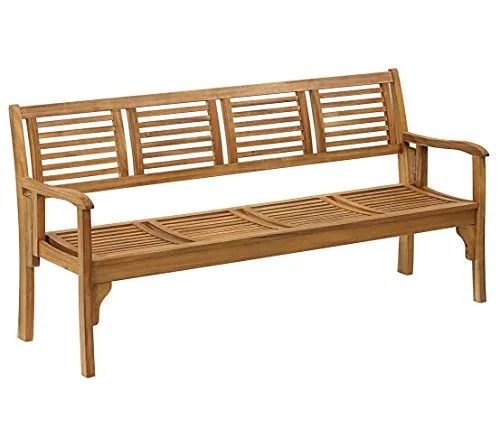 Dehner Klappbank Douglas, 4-Sitzer aus FSC®-Akazienholz von DEHN