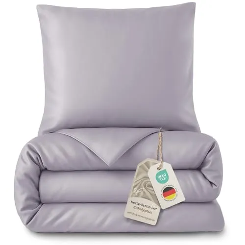 LAYNENBURG Premium Lyocell Bettwäsche 155x220 cm