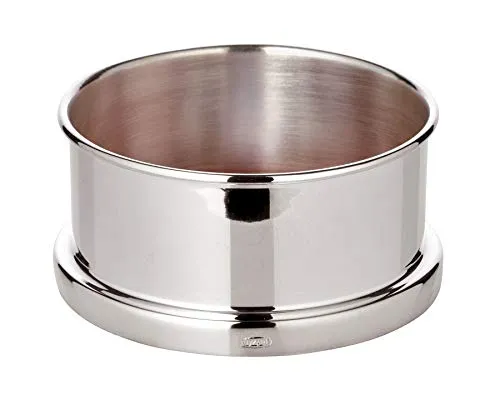 EDZARD Flaschenuntersetzer Derby Silber Optik in silber von Edzard