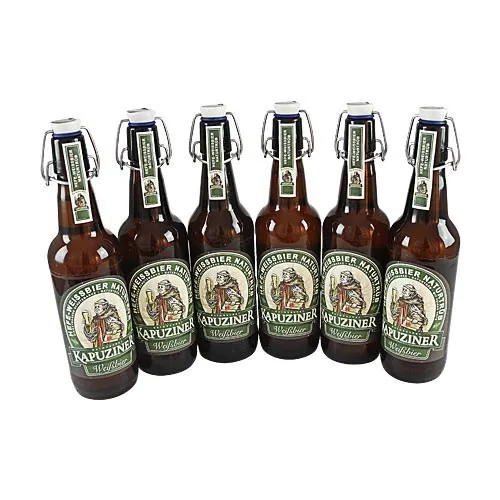 4,86€/1l) Kapuziner Weißbier (6 Flaschen à 0,5 l / 5,4 % vol.