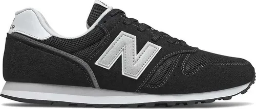Sneaker NEW BALANCE M373, Gr. 44, Schwarz - Sportliche Sneaker aus strapazierfähigem Leder und Textil, ideal für Büro und Freizeit. Individuell anpassbare Schnürung für perfekten Sitz.