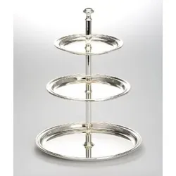 Versilberte 3-stöckige Etagere von SILBERKANNE