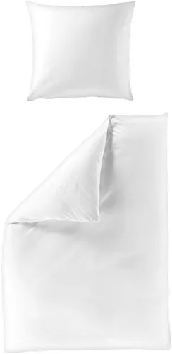 BIERBAUM Bettwäsche Elegant uni, Mako-Satin, 2-teilig - Bettwäsche-Set aus 100% Baumwolle im eleganten Uni-Design, pflegeleicht und ideal für erholsamen Schlaf.