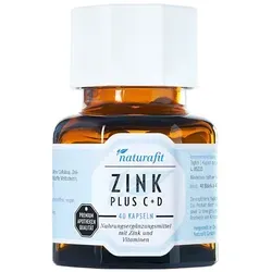 NATURAFIT Zink Plus C+D Kapseln 40 St