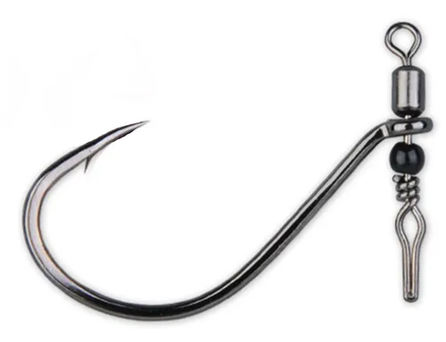 Gamakatsu Haken HOOK SWIVEL SHOT/0 NSB #2/0 in schwarz von Gamakatsu