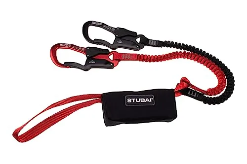 STUBAI Klettersteig-Set Summit Light Xi1 – Leichtes Via Ferrata Set für Bergsport - Klettersteigset mit ergonomischen Karabinern und Bandfalldämpfer für maximale Sicherheit und Komfort. Mit nur 533 g ideal für sportliche Klettersteig-Fans, die auf Qualität setzen.