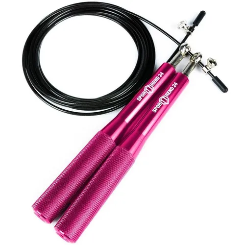 Sporttrend 24® Springseil pink | Speed Rope Sprungseil Hüpfseil Jump Jumping