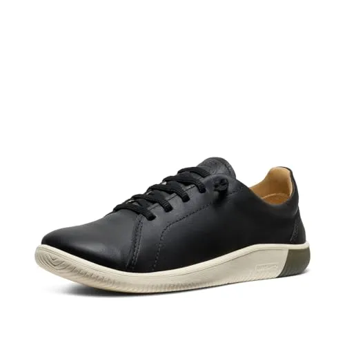 Keen Damen Low Sneaker KNX LACE - Elegante Schwarznuance - Sneaker für Damen aus hochwertigem Glattleder, mit rutschhemmender Sohle und verstärktem Fersenbereich für optimalen Halt und Komfort im Alltag.
