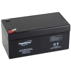 Dyno Europe BLEIAKKU 12 V - 3.3 Ah - Hochwertiger Akku für Alarmanlagen und Elektrowerkzeuge, wartungsfrei und auslaufsicher mit hervorragender Rückgewinnung nach Tiefentladung.