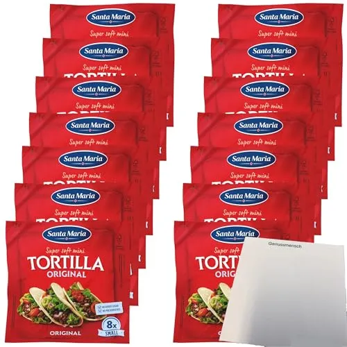usy Bundle für Santa Maria Tortilla Original Small VPE (14x200g Packung) + usy Block