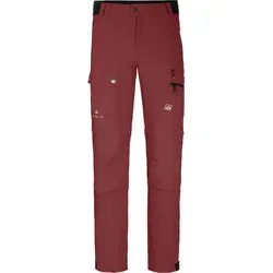 Bergson Outdoorhose FROSLEV Bermuda Zipp-Off Herren in rot von Bergson