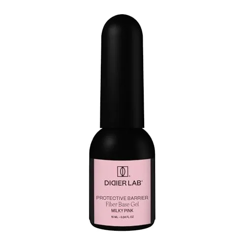 DidierLab - Premium Smart Fiberglas Gel Base Milky Pink - Nagelhärter - UV Nagellack für Nagelschutz - Gel Nail Polish für beschädigte Nägel - UV Lack für Maniküre