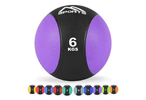 MSports® Medizinball Medizinball 1 – 10 kg – inkl. Übungsposter