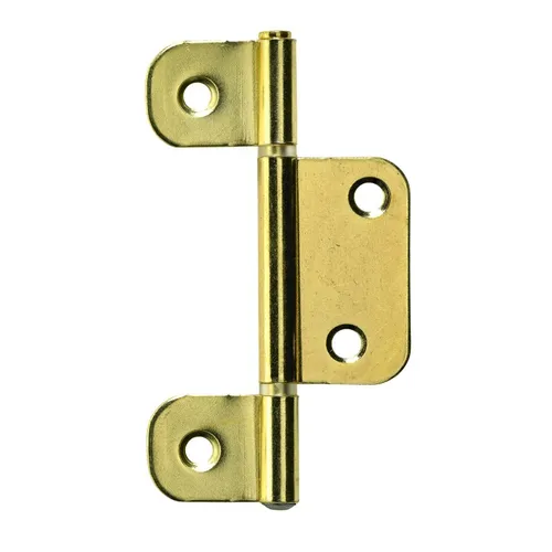 HETTICH Lamellentürscharnier, 81 x 22 mm, vermessingt, 3 Stück (1,43 EUR/Stück)