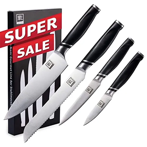 Zayiko 4er Messer-Set in silber von Zayiko