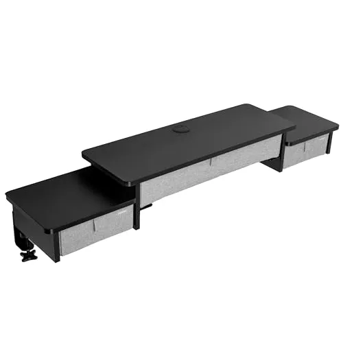 Duronic DD4 BK Schreibtischaufsatz mit Schubladen - Optimieren Sie Ihre Arbeitsplatzorganisation mit dem Duronic DD4 Schreibtischaufsatz. Die praktische Monitorerhöhung mit Schubladen bietet zusätzlichen Stauraum und sorgt für eine aufgeräumte Arbeitsumgebung.