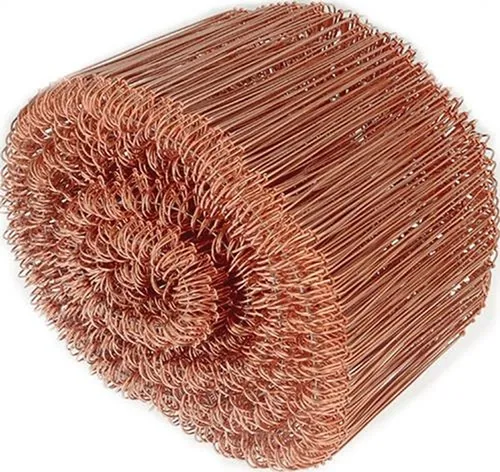 Draht 1000er Pack H+R Betonbindedraht D.1mm L.100mm einfach · verkupfert H