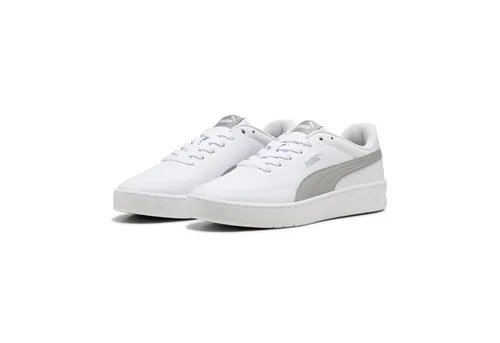 PUMA COURT CLASSIC CLEAN Sneaker, Gr. 38 - Sportliche Sneaker in PUMA White-Gray Echo mit SoftFoam+ Innensohle für optimale Dämpfung und Komfort. Perfekt für Court Vibes und deinen Alltagslook.