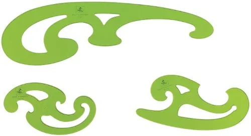 Faber-Castell 172720-3-teiliges Kurvensatz Burmester