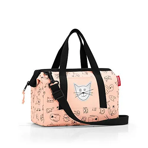 Reisenthel XS Kids Reisetasche Rose 5 L - Reisetasche für Kinder mit 3 Innentaschen und großer Öffnung, aus reißfestem, wasserabweisendem Polyester, ideal für Ausflüge und Reisen.