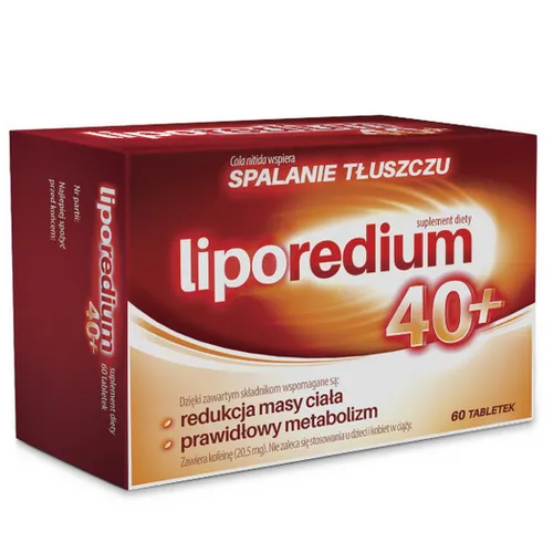 LIPOREDIUM 40+ Fatburner - Blitz Fettstoffwechsel zum Abnehmen - Fatburner für Damen und Unisex mit effektiven Inhaltsstoffen wie Garcinia Cambogia und Cayennepfeffer. Ideal zur Unterstützung beim Abnehmen und zur Förderung eines gesunden Stoffwechsels.