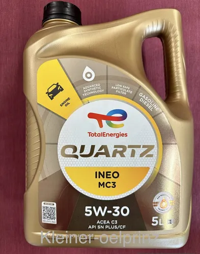Total Energies Quartz Ineo MC3 5W-30 von TotalEnergies