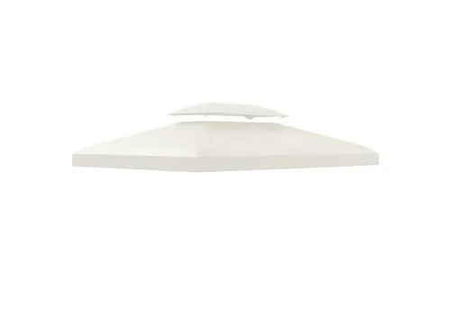 furnicato Pavillon-Ersatzdach 4x3m Cremeweiß