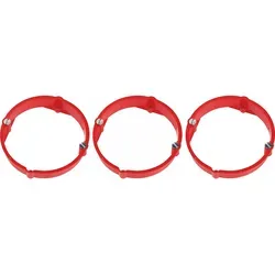 Putzausgleichsringe Ø 60 mm x 12 mm Rot 3 Stück