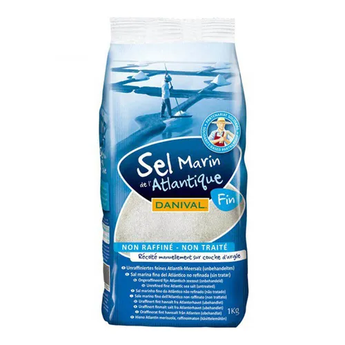 Atlantik Meersalz - Fein 1Kg | DANIVAL von DANIVAL
