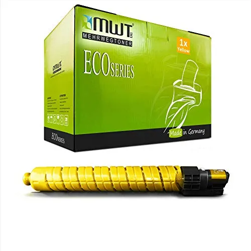 Mehrwegtoner 1x MWT Druckerpatrone für Ricoh MP C3002 C3502AD C3002AD ersetzt 841652 842017 Yellow