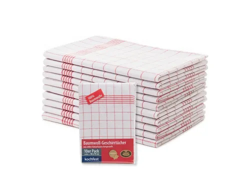 liebling Geschirrtuch Polier- und Geschirrtücher, (10er Pack), hohe Feuchtigkeitsaufnahme, saugstark, für streifenfreies Polieren