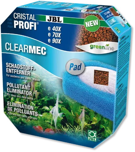 JBL ClearMec plus Filtereinsatz für Außenfilter e402 e702 e902 - Hochwertiger Filtereinsatz für Außenfilter, ideal für Süßwasser-Aquarien, sorgt für klare Sicht und sauberes Wasser.