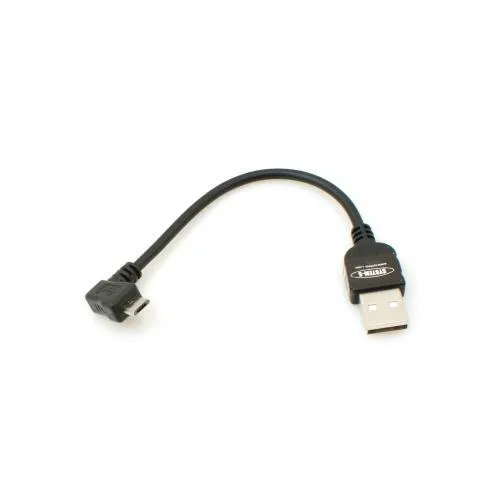 Micro USB 2.0 Kabel gewinkelt Winkelstecker Adapter Datenkabel Ladekabel 10 cm