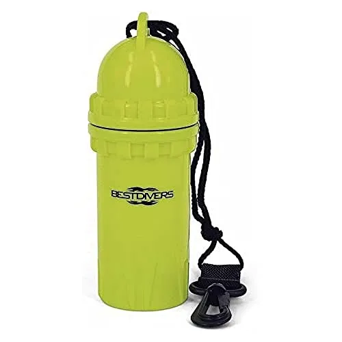 Best Divers Zinn Box mit Schraubverschluss, klein von BESTDIVERS