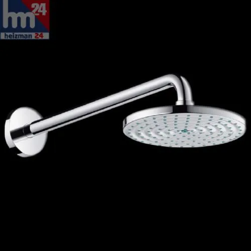 Hansgrohe Raindance S 180 Kopfbrause mit Brausearm - Duschbrausen & -köpfe mit verstellbarem Kugelgelenk für individuellen Komfort. Genießen Sie den luxuriösen Rain-Strahl mit 19 l/min für ein erfrischendes Duscherlebnis.