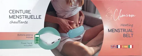 CLIMSOM Beheizter Gürtel für schmerzhafte Regeln Menstruations-Heizkissen