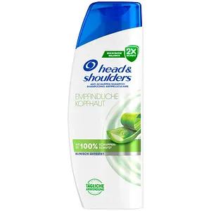 head&shoulders EMPFINDLICHE KOPFHAUT Shampoo 300 ml - Shampoos, sanfte Pflege für empfindliche Kopfhaut und wirksamer Schutz gegen Schuppen.