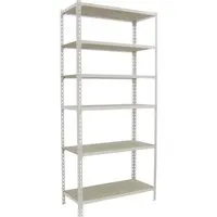 PROREGAL® Schwerlastregal GIANT MULI 250x80x30cm - Schwerlastregal mit 6 verstellbaren Fachböden, Traglast 150kg pro Ebene, ideal für Werkstatt und Lager, schneller Aufbau in nur 10-15 Minuten.
