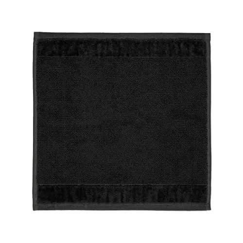 möve Bamboo Luxe Seiftuch 30 x 30 cm aus 60% Baumwolle / 40% Viskose aus Bambus-Zellstoff, black