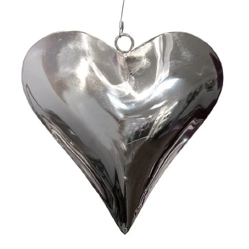 Edelstahlherz, Herz Anhänger. Ca 9 cm.