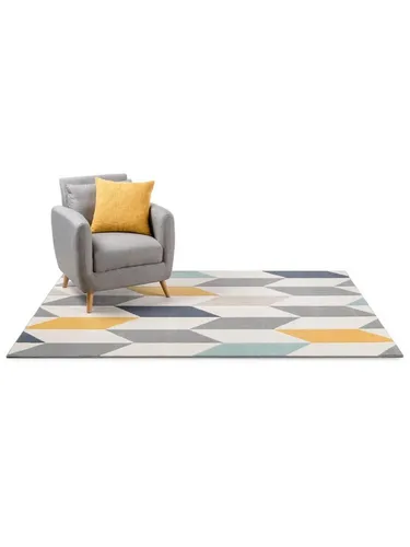 benuta Pop Teppich, Mehrfarbig, 80x150 cm - Teppiche & Böden, Oeko-Tex® Standard 100 und wasserabweisend für pflegeleichte Eleganz in Ihrem Zuhause.
