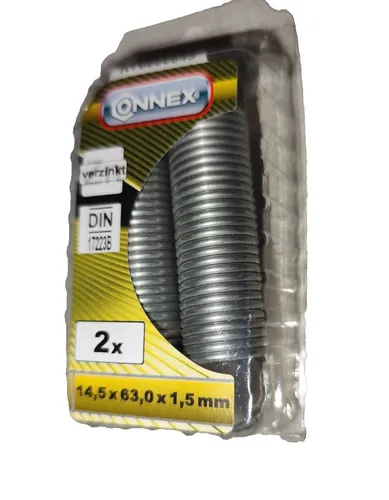 Zugfeder 14,5x63,0x1,5 mm Stahlfeder Druckfeder Federn 2 stück Federn verzink