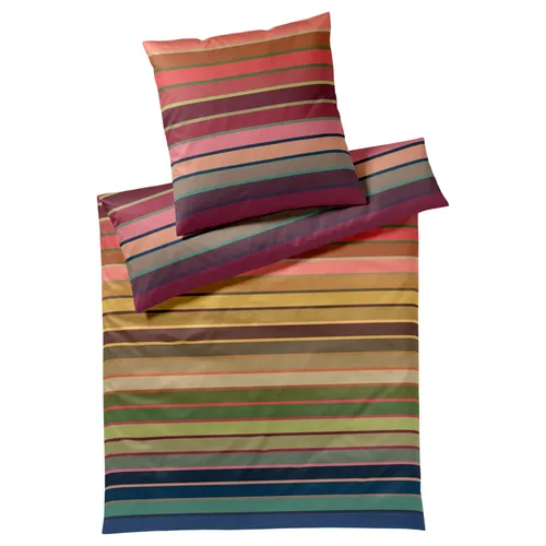 Remember Bettwäsche Ascona, 2-teilig aus Baumwolle - Bettwäsche-Set mit leuchtenden Farben und seidenweichem Mako-Satin. Hervorragende Klimaeigenschaften für ein angenehmes Schlafgefühl in allen Jahreszeiten.