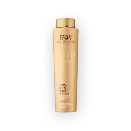 F&W Gold Ultimate 3 Rejuvenating Moisture Lotion 500ml in gold von Ultimate