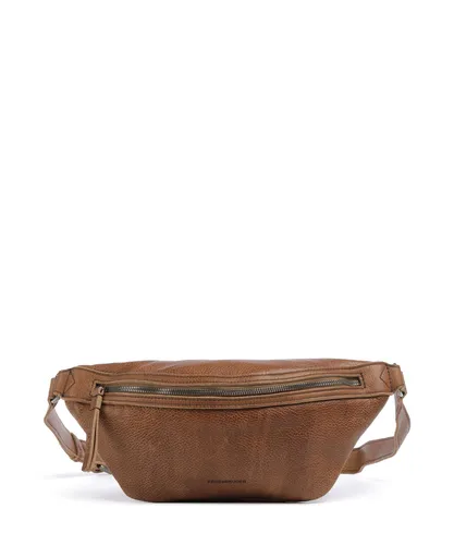 FredsBruder My Old Friend Umhängetasche - Damen | Braun 250-3587-2002 - Elegante Umhängetasche aus hochwertigem genarbtem Leder in Caramel, ideal für den täglichen Gebrauch und stilvolle Akzente.