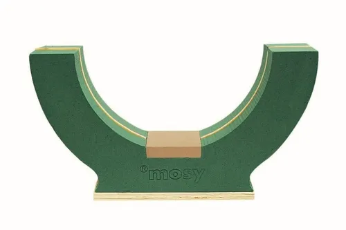 mosy Bastelmoos Urnen-Halbring 50 cm, Urne, Trauerfeier, Beerdigung, Blumen-Gesteck, Trauerfeier, Urnengrab, Blumen-Gestecke, Steckschaum, Steckmasse