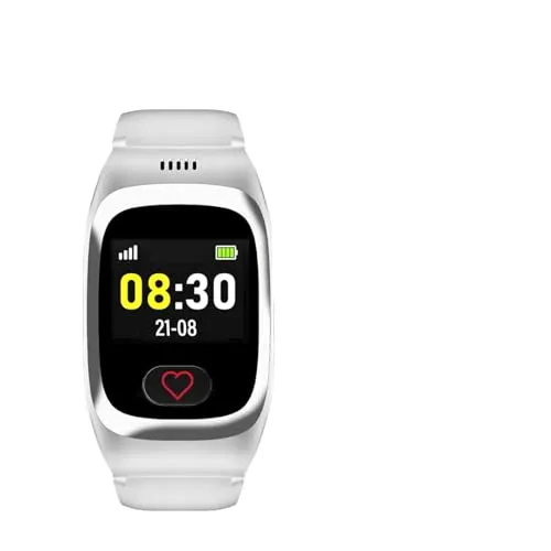 James - B8 Notrufuhr mit SOS-Alarm und GPS-Ortung - Die James B8 Notrufuhr bietet einen SOS-Alarm, GPS-Ortung und Sturzmelder für mehr Sicherheit. Mit IP67 Wasserschutz und einem klaren AMOLED-Display ist sie ideal für den täglichen Einsatz.