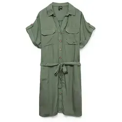 Vero Moda Kleid in Grün in grün von VERO MODA