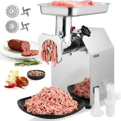 VEVOR Kommerzieller Elektrischer Fleischwolf 4,17kg/min